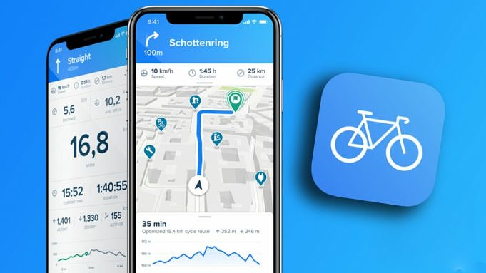 Mit GPS Fahren: Fahrradroutenplaner Verfügbar Für IOS Und Android